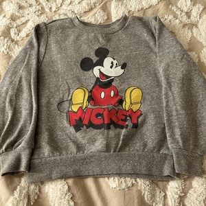 Disney Mickey Mouse gray sweater size 5T